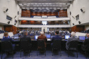 O governador Carlos Massa Ratinho Junior participou nesta segunda-feira (1º) da posse da nova Mesa Diretora da Assembleia Legislativa do Paraná para o biênio 2021/2022. Será a 19ª Legislatura da Casa e a quarta presidência consecutiva do deputado estadual Ademar Traiano.
Foto:Jonathan Campos/AEN
