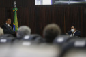 Governador Carlos Massa participa da  cerimônia de posse da nova cúpula diretiva do Tribunal de Justiça do Paraná (TJ-PR) para o biênio 2021/2022. Foto: Jonathan Campos/AEN