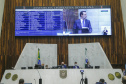 Governador Carlos Massa Ratinho Junior na Assembleia Legislativa do Estado do Paraná  -  Curitiba, 02/02/2021  -  Foto: Jonathan Campos/AEN