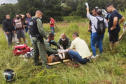 Em 45 dias de atuação no Litoral, na temporada Verão Consciente, o Batalhão de Polícia Militar de Operações Aéreas (BPMOA) realizou mais de 100 missões e o atendimento de 39 vítimas. - Foto: Divulgação BPMOA/SESP