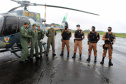 Em 45 dias de atuação no Litoral, na temporada Verão Consciente, o Batalhão de Polícia Militar de Operações Aéreas (BPMOA) realizou mais de 100 missões e o atendimento de 39 vítimas. - Foto: Divulgação BPMOA/SESP
