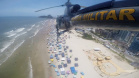 Em 45 dias de atuação no Litoral, na temporada Verão Consciente, o Batalhão de Polícia Militar de Operações Aéreas (BPMOA) realizou mais de 100 missões e o atendimento de 39 vítimas.  - Foto: Divulgação BPMOA/SESP