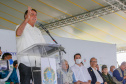 Uma área de maide de 86 mil metros quadrados será referência na formação e no treinamento de atletas no Paraná, desde a base até os de alto rendimento. O presidente Jair Bolsonaro e o governador Carlos Massa Ratinho Junior inauguraram nesta quinta-feira (4) o Centro Nacional de Treinamento de Atletismo (CNTA), um dos mais completos centros de excelência do País em iniciação esportiva, localizado em Cascavel, no Oeste do Estado.Foto Gilson Abreu/AEN