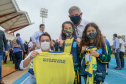 Uma área de maide de 86 mil metros quadrados será referência na formação e no treinamento de atletas no Paraná, desde a base até os de alto rendimento. O presidente Jair Bolsonaro e o governador Carlos Massa Ratinho Junior inauguraram nesta quinta-feira (4) o Centro Nacional de Treinamento de Atletismo (CNTA), um dos mais completos centros de excelência do País em iniciação esportiva, localizado em Cascavel, no Oeste do Estado.Foto Gilson Abreu/AEN