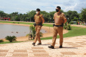 PM e Bombeiros reforçam a prevenção nas prainhas de água doce da Costa Oeste durante Verão Consciente  -  Curitiba, 05/02/2021  -  Foto: Divulgação SESP PR