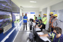 O Grupo de Trabalho do Plano Estadual Ferroviário (GT Ferrovias) realizou, nesta terça-feira (9), a primeira visita técnica ao Porto de Paranaguá. In loco, a comitiva conheceu os projetos que a Portos do Paraná desenvolve para aumentar a participação dessa matriz modal no transporte de carga. A pauta do encontro foi a importância da integração. Imagens: Claudio Neves/Portos do Paraná