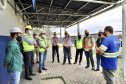 O Grupo de Trabalho do Plano Estadual Ferroviário (GT Ferrovias) realizou, nesta terça-feira (9), a primeira visita técnica ao Porto de Paranaguá. In loco, a comitiva conheceu os projetos que a Portos do Paraná desenvolve para aumentar a participação dessa matriz modal no transporte de carga. A pauta do encontro foi a importância da integração. Imagens: Claudio Neves/Portos do Paraná