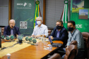 Na tarde desta segunda-feira (08), o Banco Regional de Desenvolvimento do Extremo Sul (BRDE) promoveu a final do programa BRDE LABS, programa desenvolvido em parceria com a Hotmilk, Ecossistema de Inovação da Pontifícia Universidade Católica do Paraná (PUCPR). As dez startups finalistas apresentaram seus projetos no evento online aconteceu por meio do canal oficial do BRDE no Youtube. - Curitiba, 09/02/2021  -  Foto: Rodolfo Buhrer
