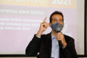 Educação apresenta cronograma da rede estadual para volta às aulas, Secretário Educação Renato Feder, Gláucio Dias e Nestor Werner Junior.Foto Gilson Abreu/AEN