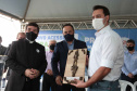 O governador Carlos Massa Ratinho Junior participou nesta quinta-feira (11) da inauguração do viaduto de acesso a Piraí do Sul e ao Santuário Nossa Senhora das Brotas, nos Campos Gerais. Ele está localizado no km 256 da PR-151 e foi construído em apenas dez meses pela concessionária CCR RodoNorte, que administra a ligação entre Ponta Grossa e Jaguariaíva. Foto: André Lara