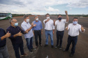  Governador Carlos Massa Ratinho Junior durante uma visita as obras do Aeroporto Internacional de Foz do Iguaçu.