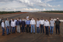  Governador Carlos Massa Ratinho Junior durante uma visita as obras do Aeroporto Internacional de Foz do Iguaçu.