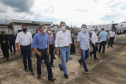  Governador Carlos Massa Ratinho Junior durante uma visita as obras do Aeroporto Internacional de Foz do Iguaçu.