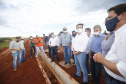  Governador Carlos Massa Ratinho Junior durante uma visita as obras do Aeroporto Internacional de Foz do Iguaçu.