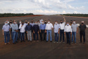  Governador Carlos Massa Ratinho Junior durante uma visita as obras do Aeroporto Internacional de Foz do Iguaçu.