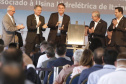 Governador Carlos Massa Ratinho Junior e presidente Jair Bolsonaro participam do evento de lançamento da revitalização do sistema elétrico de alta tensão de Furnas.   -  Foz do Iguaçu, 25/02/2021  - Foto Gilson Abreu/AEN