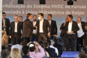 Governador Carlos Massa Ratinho Junior e presidente Jair Bolsonaro participam do evento de lançamento da revitalização do sistema elétrico de alta tensão de Furnas.   -  Foz do Iguaçu, 25/02/2021  - Foto Gilson Abreu/AEN