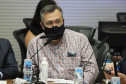 Governador Carlos Massa Ratinho Junior durante reunião virtual com deputados sobre o cenário da pandemia da Covid-19 e as novas medidas restritivas a serem adotadas pelo  Estado. Secretário Estadual da Saúde, Beto Preto  -  Curitiba, 26/02/2021  -  Foto: José Fernando Ogura/AEN