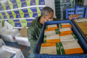 Paraná recebe mais 146,8 mil doses de vacinas contra Covid-19. O novo lote é da CovonaVac, desenvolvida pela Sinovac em parceria com o Instituto Butantan, e faz parte de uma nova remessa de 1,9 milhão de doses encaminhadas pela entidade paulista ao governo federal. - Curitiba, 03/02/2021  -  Foto: Gilson Abreu/AEN 