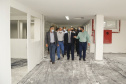 Ministro da Saúde, Eduardo Pazuello, durante visita às obras do novo  Consórcio Intermunicipal de Saúde do Oeste do Paraná ( CISOP). O secretário de Estado da Saúde, Beto Preto, acompanha o ministro  -  Cascavel, 04/03/2021  -  Foto: Gilson Abreu/AEN