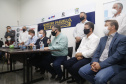 Ministro da Saúde, Eduardo Pazuello, durante visita às obras do novo  Consórcio Intermunicipal de Saúde do Oeste do Paraná ( CISOP). O secretário de Estado da Saúde, Beto Preto, acompanha o ministro  -  Cascavel, 04/03/2021  -  Foto: Gilson Abreu/AEN