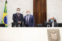 O secretário de Estado da Saúde, Beto Preto, apresentou aos deputados estaduais o Relatório Detalhado do Quadrimestre Anterior (RDQA) do 3º Quadrimestre de 2020, nesta terça-feira (9). A audiência pública é realizada pela Comissão de Saúde Pública da Assembleia Legislativa, ocorreu no Plenário da casa parlamentar com transmissão pela internet. - Curitiba, 09/03/2021  -  Foto: Dálie Felberg /ALEP 