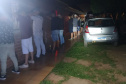 As forças policiais do Paraná fiscalizaram 1.333 estabelecimentos comerciais e realizaram 553 ações de dispersão de aglomeração entre a meia-noite de sábado (27) e as 7 horas desta segunda-feira (1º). Foram 138 prisões e 47 adolescentes apreendidos no primeiro final de semana de reforço na fiscalização das medidas de proteção contra a Covid-19. -  Curitiba, 01/03/2021  -  Foto: Divulgação SESP-PR