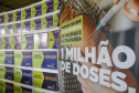 Paraná distribui novo lote e começa a vacinar idosos com mais de 75 anos.
Foto Gilson Abreu/AEN