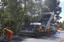O Departamento de Estradas de Rodagem do Paraná (DER/PR) está realizando melhorias na PRC-487, trecho estadual da Estrada Boiadeira, e na PR-522, rodovias que ligam o município de Ivaí à BR-373, na região dos Campos Gerais. -  Curitiba, 11/03/2021  -  Foto_ Divulgação DER-PR
