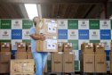 A Secretaria de Estado da Saúde (Sesa) enviou 37 ventiladores pulmonares doados pela Organização das Cooperativas do Paraná (Ocepar) para a Região Oeste do Paraná nesta quinta-feira (11). Os equipamentos serão utilizados para equipar leitos de UTI no combate à Covid-19.  -  Curitiba, 11/-3/2021  -  Foto: Amércio Antonio/SESA