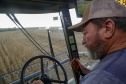 Principal produto do agro paranaense e brasileiro, o cultivo da soja ocupa mais de um quarto de todo o território do Estado e está espalhado por todas as regiões. Na foto, o agricultor Valdomiro Rebelatto, máquinas com GPS garantem mais precisão e diminuem perdas na semeadura e na colheita, além de evitar que a mesma área seja pulverizada mais de uma vez, por exemplo. -  Foto: Gilson Abreu/AEN
