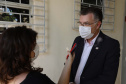 Profissionais de saúde que atuam no enfrentamento à Covid-19 foram surpreendidos com uma ação promovida pela Ceasa Paraná e pelos permissionários da unidade de Curitiba. No momento mais crítico da pandemia no Estado, os atacadistas e produtores se reuniram e arrecadaram 7 mil quilos de frutas para serem entregues em cinco hospitais de Curitiba e da Região Metropolitana e em nove Unidades de Pronto Atendimento (UPAs) da Capital. Foto: Ari Dias/AEN
