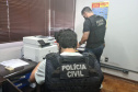 Mais de 710 policiais civis, auditores das receitas e peritos desmantelaram um esquema bilionário de sonegação nos estados do Paraná, Minas Gerais, São Paulo e Espírito Santo, nesta terça-feira (16).  Foto:SESP