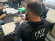 Mais de 710 policiais civis, auditores das receitas e peritos desmantelaram um esquema bilionário de sonegação nos estados do Paraná, Minas Gerais, São Paulo e Espírito Santo, nesta terça-feira (16).  Foto:SESP