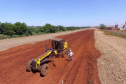 Obras da Perimetral Leste de Foz do Iguaçu avançam em três pontos do projeto. Foto:DER