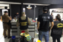 De sexta-feira (19) até domingo (21), 20 pessoas foram encaminhadas para lavratura de termo circunstanciado, oito pontos comerciais foram fechados e 23 autuações administrativas lavradas. - Curitiba, 22/03/2021  -  Foto: Divulgação SESP-PR