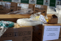 A Secretaria de Estado da Saúde (Sesa) recebeu nesta quarta-feira (24), ventiladores e monitores doados por entidades e iniciativa privada em apoio ao enfrentamento da Covid-19 no Paraná. As doações podem viabilizar a abertura de 40 a 70 leitos de UTI para reforçar o atendimento na pandemia. -  Curitiba, 24/03/2021  -  Foto: Américo Antonio/SESA