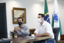 O governador Carlos Massa Ratinho Junior afirmou nesta quinta-feira (25) que a nova modalidade de ensino dos Colégios Cívico-Militares do Paraná (CCM-PR), que começa a ser implantada neste ano letivo em 197 escolas da rede pública estadual, será referência para uma nova geração de estudantes.  -  Curitiba, 25/03/2021  -  Foto: Jonathan Campos/AEN