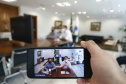 O governador Carlos Massa Ratinho Junior afirmou nesta quinta-feira (25) que a nova modalidade de ensino dos Colégios Cívico-Militares do Paraná (CCM-PR), que começa a ser implantada neste ano letivo em 197 escolas da rede pública estadual, será referência para uma nova geração de estudantes.  -  Curitiba, 25/03/2021  -  Foto: Jonathan Campos/AEN