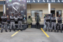 Curitiba, 26 de março de 2021. Entrega de Equipamento ao Esquadrão Antibomba - BOPE