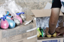 Segurança Pública arrecada 1,4 mil ovos de chocolate para a campanha Páscoa Solidária. Foto:SESP