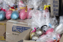 Segurança Pública arrecada 1,4 mil ovos de chocolate para a campanha Páscoa Solidária. Foto:SESP