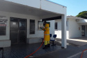 A Sanepar intensificou neste mês o trabalho de desinfecção de locais públicos na região de Paranavaí. As ações foram realizadas às sextas-feiras e sábados nas cidades de Alto Paraná, Nova Londrina, Diamante do Norte, Paranavaí, Paranacity e Cruzeiro do Sul.  -  Curitiba, 29/03/2021  -  Foto: Divulgação Sanepar