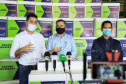 O Paraná recebeu nesta quinta-feira (1º) o 11° lote de vacinas contra Covid-19 do Ministério da Saúde. São 492.200 doses da Coronavac, produzida pela Sinovac e Instituto Butantan, e 33.250 doses da Covishield, produzida pela Universidade de Oxford com AstraZeneca e Fundação Oswaldo Cruz (Fiocruz).Foto: José Fernando Ogura/AEN