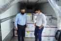 O Paraná recebeu nesta quinta-feira (1º) o 11° lote de vacinas contra Covid-19 do Ministério da Saúde. São 492.200 doses da Coronavac, produzida pela Sinovac e Instituto Butantan, e 33.250 doses da Covishield, produzida pela Universidade de Oxford com AstraZeneca e Fundação Oswaldo Cruz (Fiocruz).Foto: José Fernando Ogura/AEN