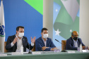 O governador Carlos Massa Ratinho Junior anunciou nesta terça-feira (6) no Palácio Iguaçu que a campanha de vacinação no Paraná vai até a meia-noite a partir dos próximos dias em alguns municípios, esforço que se soma à campanha de domingo a domingo para agilizar a imunização no Estado. A ideia é acelerar a aplicação das doses que estão disponíveis.
Foto Gilson Abreu/AEN