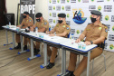Curitiba, 06 de abril de 2021. Coletiva de Imprensa  - Operação Rio II da Polícia Militar desarticula grupo que praticava tráfico e homicídios no Litoral do estado.
