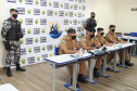 Curitiba, 06 de abril de 2021. Coletiva de Imprensa  - Operação Rio II da Polícia Militar desarticula grupo que praticava tráfico e homicídios no Litoral do estado.
