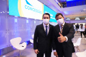 Afonso Pena e outros três aeroportos do Paraná passam à concessão privada.O governador Carlos Massa Ratinho Junior e o secretário estadual da Infraestrutura, Sandro Alex, acompanharam o leilão na sede da B3, em São Paulo. Foto: José Fernando Ogura/AEN