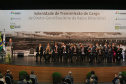 O governador Carlos Massa Ratinho Junior acompanha o  presidente Jair Bolsonaro nesta quarta-feira (7),   na transmissao de cargo do  diretor-geral brasileiro da Itaipu Binacional, o general João Francisco Ferreira .  07/04/2021 - Foto: Geraldo Bubniak/AEN